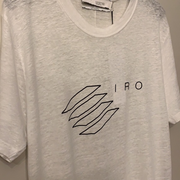 💕HP💕IRO Lucie Linen white T-shirt - Picture 5 of 11
